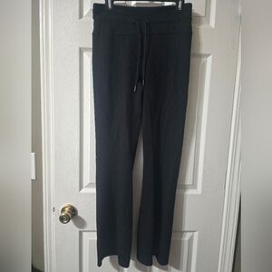 Vively Ribbed Flare Lounge/Yoga Pants, High Drawstring Waist, Size Small, EUC!